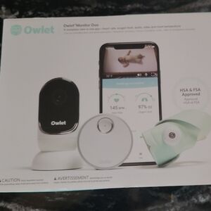 Owlet Smart Baby Monitor Duo - Mint and White